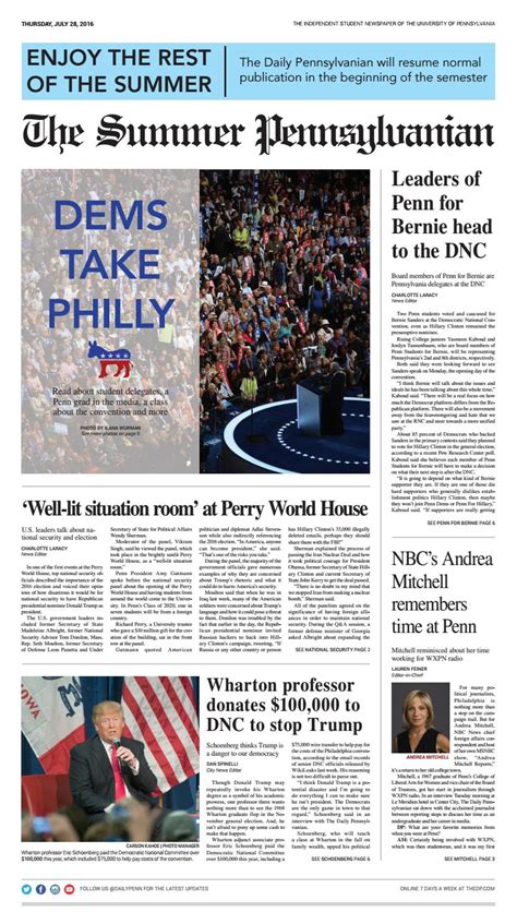 Delivered Monday-Wednesday-Friday. . Daily pennsylvanian